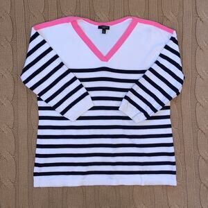 Talbots striped sweater